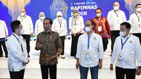 Rapimnas Kamar Dagang dan Industri (KADIN) Indonesia di Nusa Dua, Bali yang berlangsung 3-4 Desember 2021