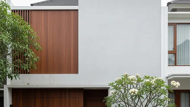 Model Depan Rumah Minimalis Tanpa Jendela