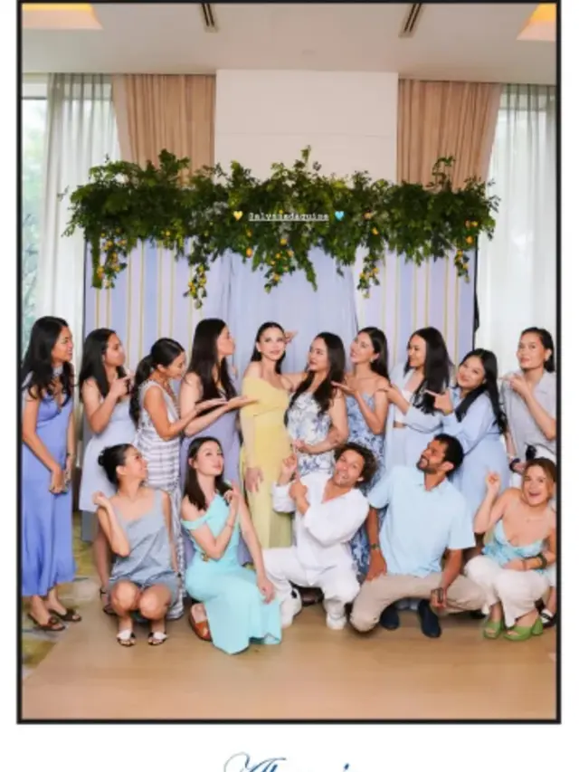 Potret Alyssa Daguise Pakai Dress Kuning saat Bridal Brunch/Foto via Instagram @alyssadaguise