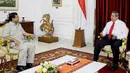 Kedatangan Prabowo adalah untuk bertukar pikiran dengan presiden tentang kehidupan kenegaraan (Rumgapres/ Abror Riski)