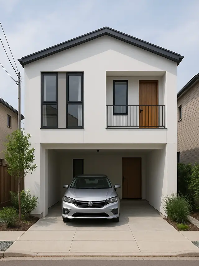 Desain Rumah 2 Lantai Minimalis Modern Elegan