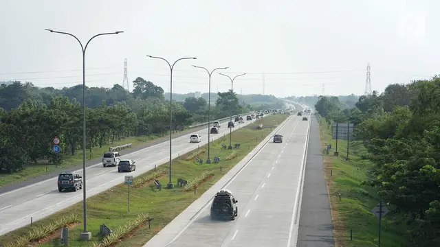Arus Lalin di Gerbang Tol Palimanan