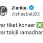 Curhatan netizen berburu takjil (Sumber:X/sheeball03)