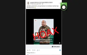 Hoaks Catut Gubernur Papua Mathius D Fakhiri Beredar di Medsos, Cek Faktanya
