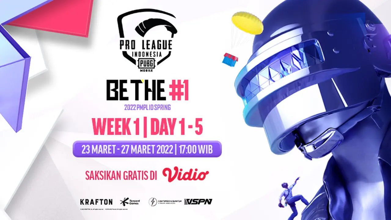 Link Live Streaming PMPL ID Spring 2022 Matchweek 1 di Vidio, 23-27 Maret 2022