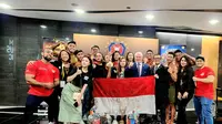 Kontingen binaraga dan fisik Indonesia dari Perbafi sukses merebut 13 medali saat mengikuti kejuaraan binaraga internasional WFF Singapore Grand Prix 2023 (istimewa)