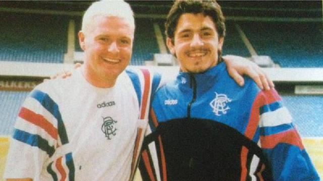 Paul Gascoigne dan Gennaro Gattuso