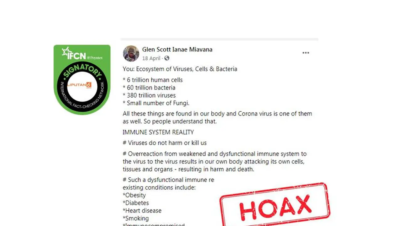 Cek Fakta Virus