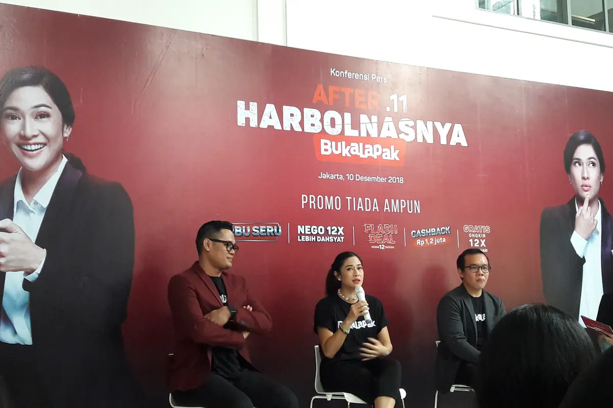 Upaya Bukalapak mendorong UKM terus tumbuh, salah satunya melalui Hari Belanja Nasional atau Harbolnas Bukalapak yang berlangsung 12 Desember. Liputan6.com/Bawono Yadika