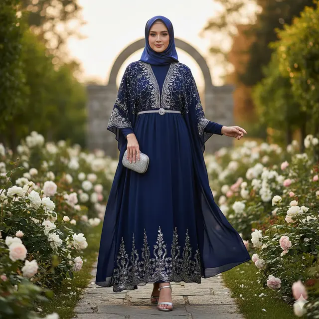 7 Model Gamis Terbaru 2025 untuk Penampilan Glamor dan Cantik, Cocok untuk Segala Acara