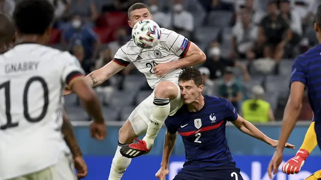 Foto Piala Eropa: Prancis Menang Atas Jerman Berkat Gol Bunuh Diri Matt Hummels di Laga Euro 2020