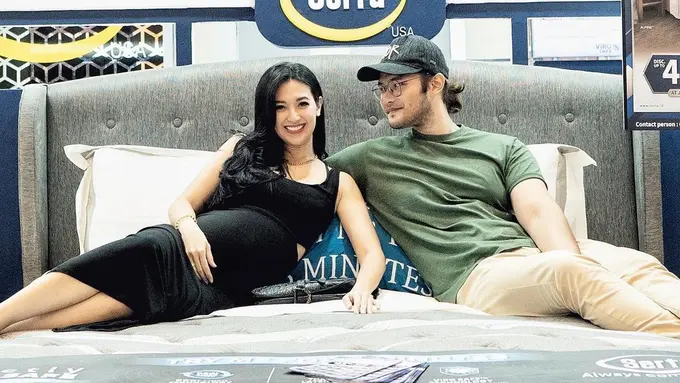 Baby Bump Sylvia Fully hamil anak ketiga (Foto: Instagram @sylvia_fully88)