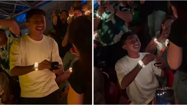 Momen Wanita Dilamar Kekasih saat Konser Coldplay di GBK Ini Viral, Romantis Banget