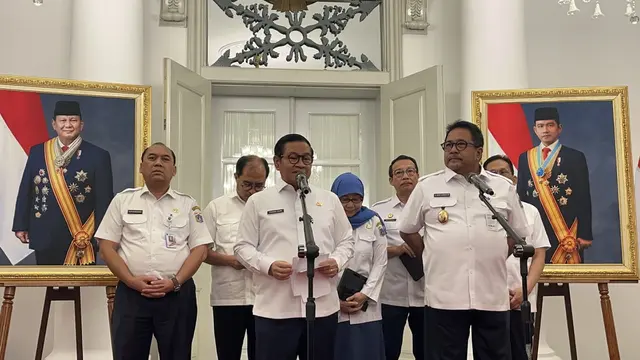 Gubernur DKI Jakarta Pramono Anung mengumumkan penetapan Upah Minimum Provinsi (UMP) tahun 2026 di Jakarta.