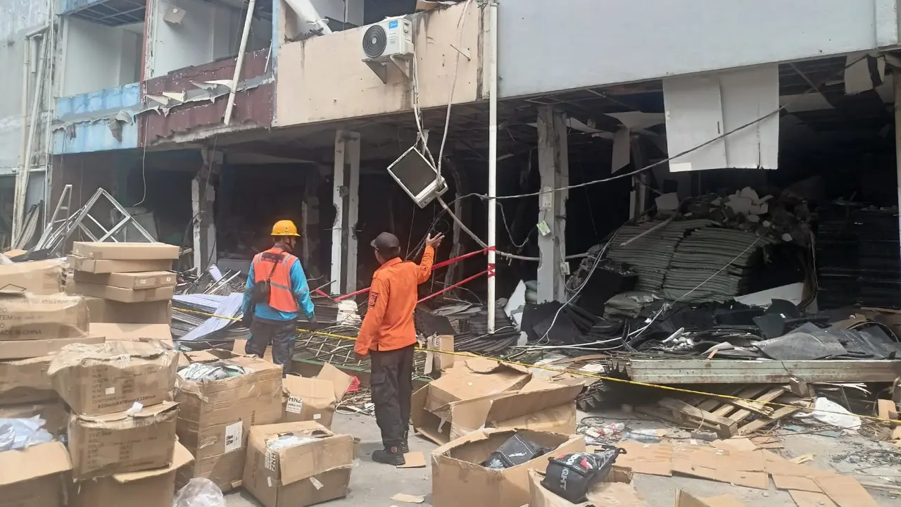 Ruko Tempat Ledakan di Pasar Cimanggis Bakal Dibongkar