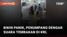 Seorang netizen membagikan ceritanya ketika mendengar suara tembakan di dalam KRL