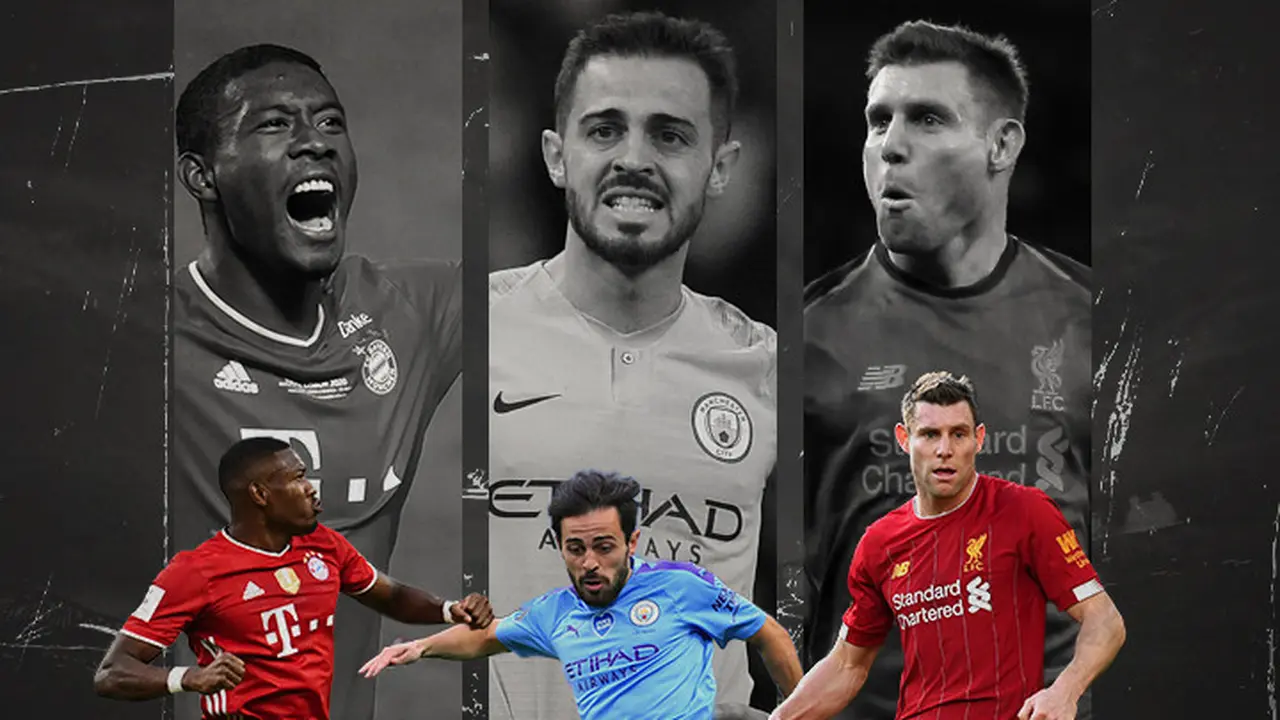 James Milner, Bernardo Silva, David Alaba
