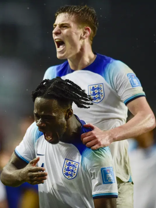 <p>Namun, Inggris mencetak gol ketiga setelah Darko Gyabi memaksimalkan umpan Alex Scott di menit ke-90+5. (AP Photo/Gustavo Garello)</p>
