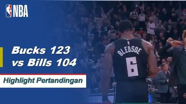 Cuplikan Pertandingan NBA : Bucks 123 vs Bulls 104