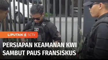 Paus Fransiskus akan tiba di Jakarta, hari Selasa ini, namun sehari sebelumnya, sejumlah persiapan dilakukan seperti di Kantor Konferensi Waligereja Indonesia, KWI, Menteng, Jakarta Pusat.