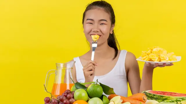Ilustrasi makanan sehat