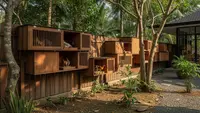 6 Desain Pagar Rumah yang Sekaligus Jadi Kandang Ayam, Cocok buat Lahan Terbatas