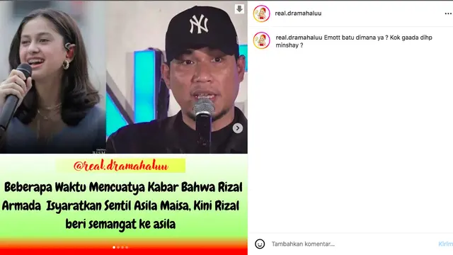 Rizal Armada Beri Dukungan Asila Maisa Anak Ramzi Usai Protes Tak Terima Lagunya Dipakai untuk Marah-Marah