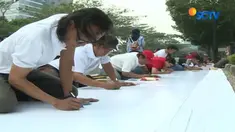 Lewat lomba lukis yang digelar dalam rangka HUT ke-72 RI ini Kemenkumham berharap generasi muda bisa terus berkarya.