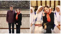 6 Potret Shanna Shannon Pertama Kali ke Masjid Istiqlal, Ikut Bukber dan Tampil Berhijab