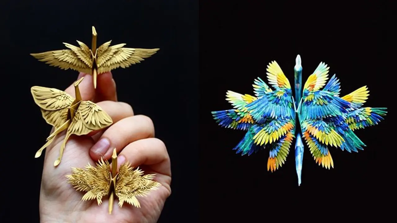 Seniman Ini Sulap Kertas Jadi Burung Cantik, 6 Hasilnya Keren