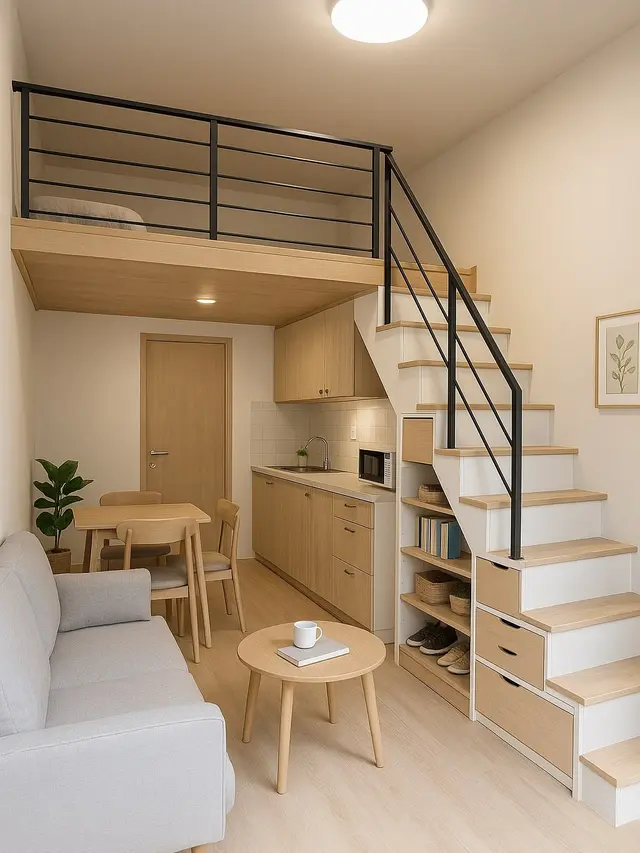 Inspirasi Rumah Subsidi dengan Mezzanine