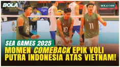 Mental Juara! Timnas Voli Putra Indonesia Balikkan Keadaan di Set Keempat Semifinal SEA Games 2025