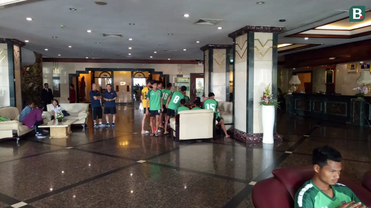 Suasana sarapan di Piala AFF U-22 2019.