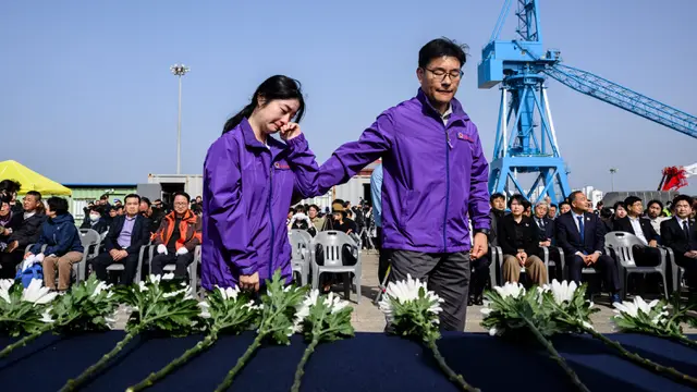Korea Selatan Peringati 10 Tahun Tenggelamnya Kapal Feri Sewol