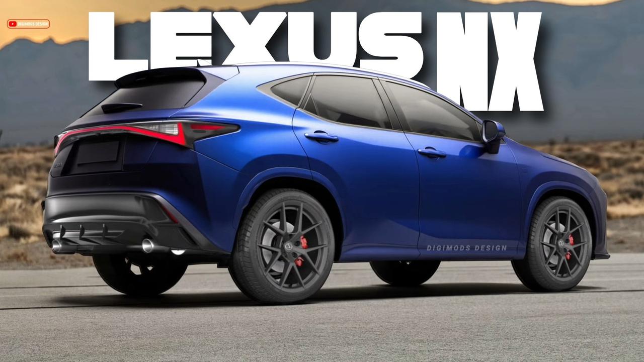 Rendering Lexus NX 2027 buatan Digimods Design menimbulkan reaksi kecewa karena dianggap menghilangkan karakter mewah khas Lexus (YouTube/Digimods Design)
