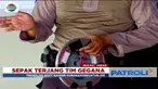 Tim Gegana Brimob gelar latihan simulasi penjinakan bom mobil menggunakan boot anger di Jawa Barat.