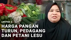 Harga Pangan Turun, Pedagang dan Petani Lesu