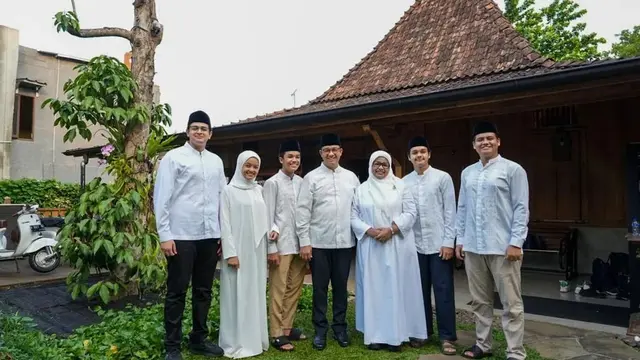 Anies Baswedan dan keluarga. (Foto: Dok. Instagram @aniesbaswedan)