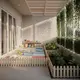 Desain Teras Ramah Balita dengan Kebun Mini Model Teras dengan Area Bermain Beralas Matras / Ilustrasi gambar oleh AI
