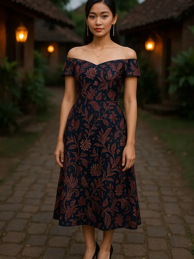 Model Batik Modern untuk Kondangan di Kampung