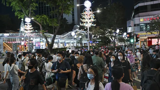 Orchard Road Singapura Menyongsong Natal