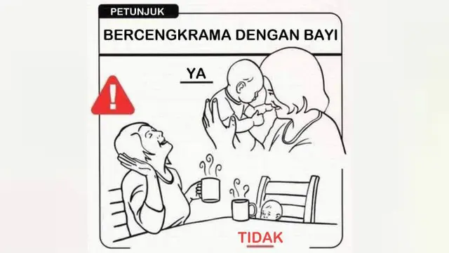 Untuk para orangtua sebaiknya mengikuti cara yang benar saja, ya. Cara yang salah jangan diikuti.
