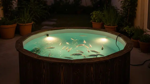 Desain Halaman Belakang Rumah Sempit untuk Pelihara Ikan Nila