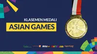 Klasemen Medali Asian Games 2018. (Bola.com/Dody Iryawan)