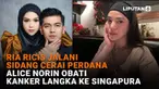 Mulai dari Ria Ricis jalani sidang cerai perdana hingga Alice Norin obati kanker langka ke Singapura, berikut sejumlah berita menarik News Flash Showbiz Liputan6.com.