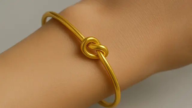 8 Model Gelang Emas 24 Karat 10 Gram Yang Lagi Tren, Mewah Tapi Simpel Untuk Sehari-Hari