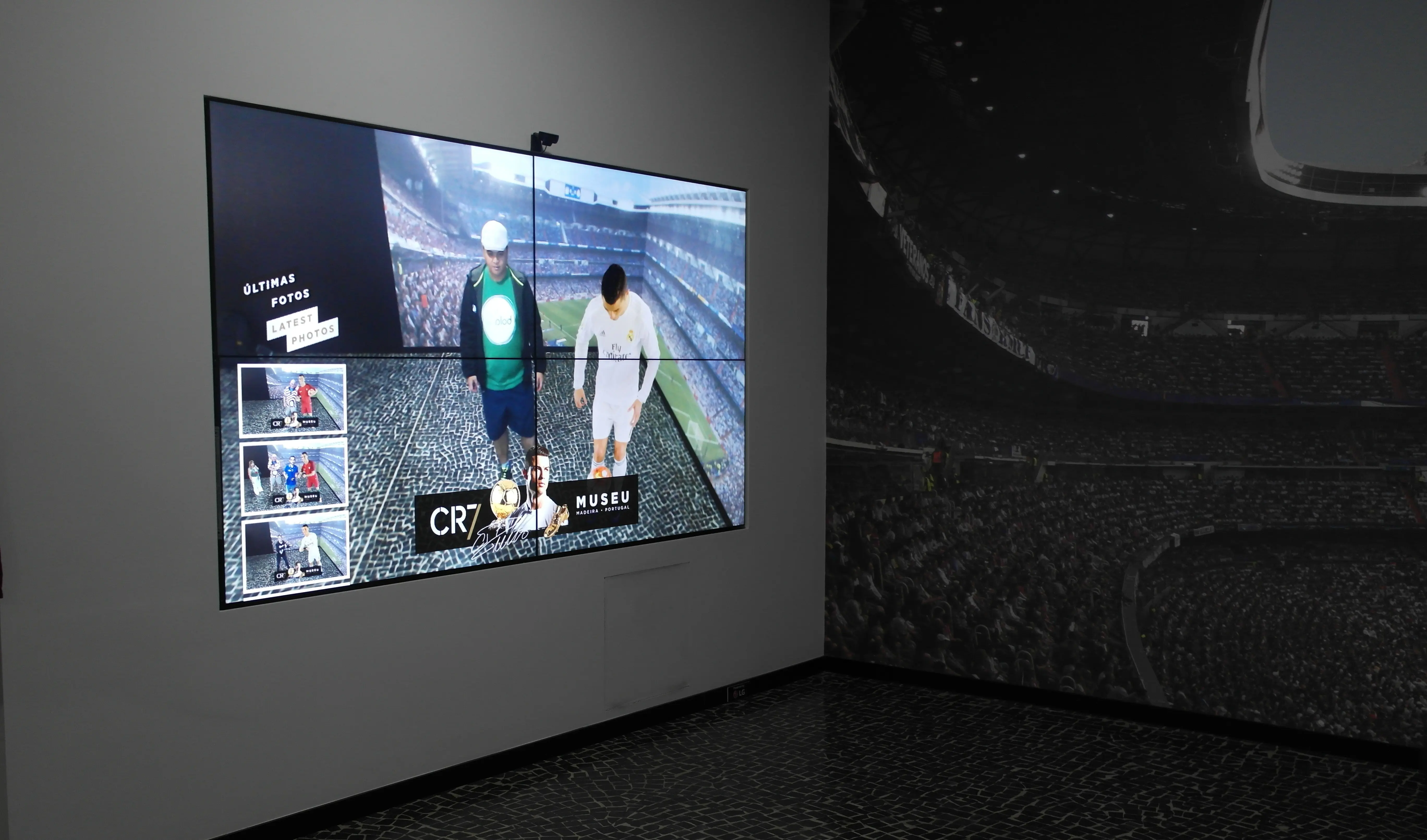 Virtual game di Museum Cristiano Ronaldo, di Funchal, Madeira, Portugal. (Bola.com/Reza Khomaini).