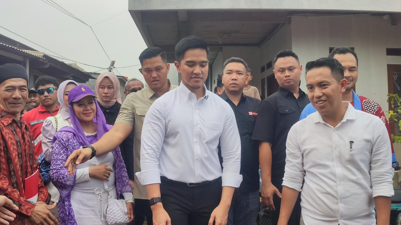 Kaesang Pangarep menghadiri kampanye Sendi Fardiansyah-Melly Darsa di Kota Bogor.