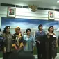 Sembilan perempuan anggota Panitia Seleksi (Pansel) calon pimpinan KPK tiba di Kompleks Istana Kepresidenan, Jakarta Pusat.