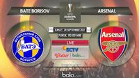 Liga Europa 2017 BATE Borisov Vs Arsenal (Bola.com/Adreanus Titus)